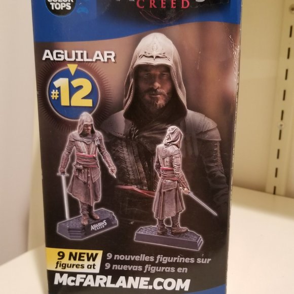Assassin's Creed Movie AGUILAR 7" Figure McFarlane Color Tops Blue Wave #12-New - Picture 2 of 8